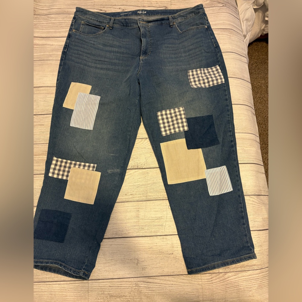 Patchwork Women's Jeans